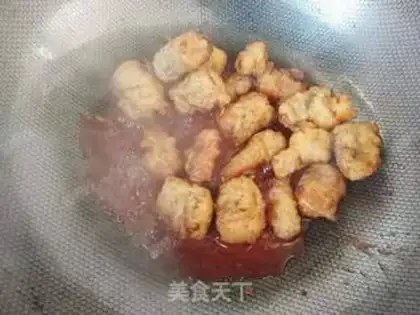 Make The tofu fish step 14