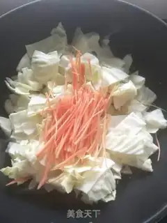 Make Carrot cabbage step 1