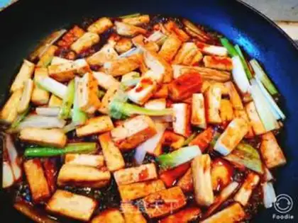Make Tofu onions step 6