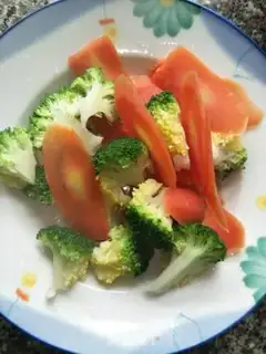 Make Fry mushrooms and broccoli step 3