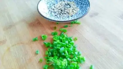 Make Fried eggs and dumplings step 11