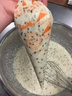 Make Sesame pancakes step 4