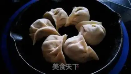 Make Fried eggs and dumplings step 13