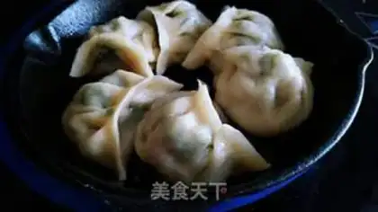 Make Fried eggs and dumplings step 14