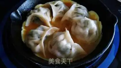 Make Fried eggs and dumplings step 15
