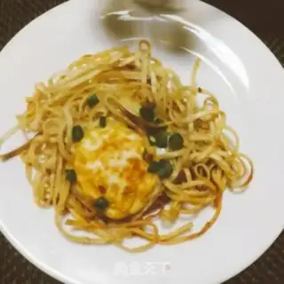 Make Fried eggs in the nest step 6