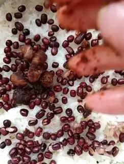 Make Red dates, red bean cake step 7