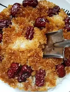 Make Red dates, red bean cake step 9