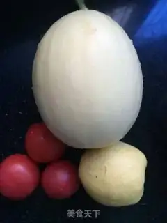 Make Sweet melon yogurt salad step 0
