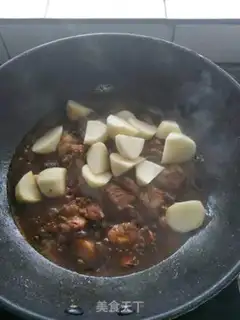 Make Potato burn ribs step 7