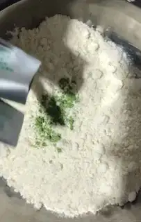 Make A tea towel roll step 1