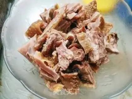 Make Lian radish and chicken step 4