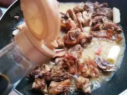 Make Lian radish and chicken step 11