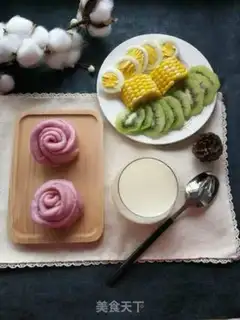 Make Milky potato rose rolls step 28