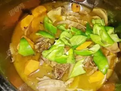 Make Lian radish and chicken step 19
