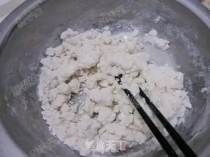 Make Green bean sand, little circle step 2
