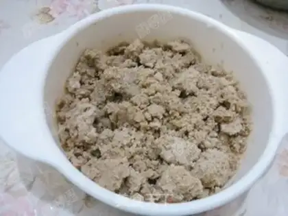 Make Green bean sand, little circle step 7
