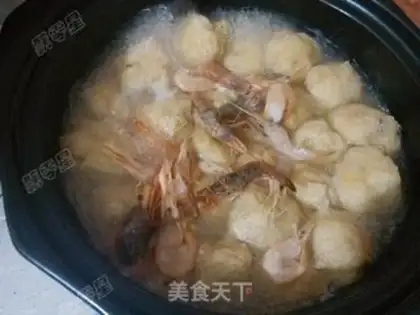 Make Tofu-covered shrimp casserole step 6