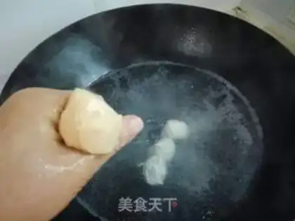 Make Curry potato mushroom chicken balls step 7