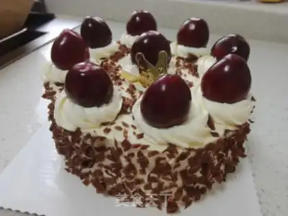 Make Black forest cake step 9
