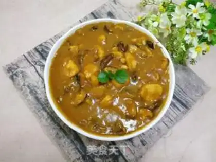 Make Curry potato mushroom chicken balls step 21