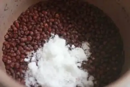 Make Red bean ice step 2