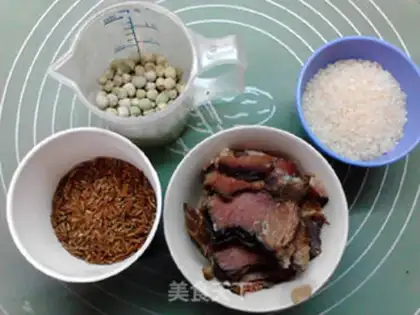 Make Pork pea rice step 0
