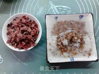 Make Pork pea rice step 2