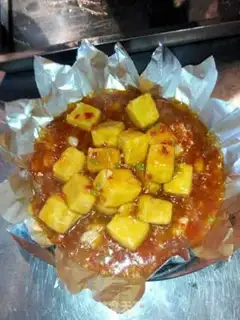 Make Shrimp gold tofu step 1