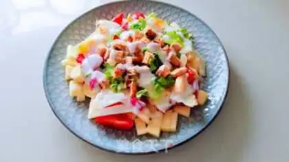 Make Vegetable yogurt salad step 8