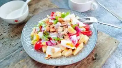 Make Vegetable yogurt salad step 10