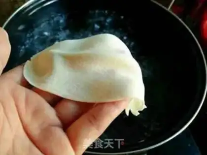 Make Skinning dumplings step 1