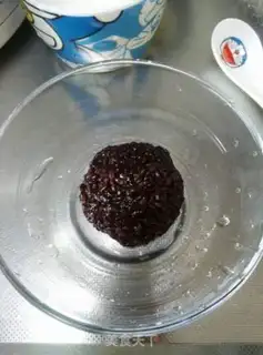 Make Ice and black rice step 8