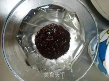 Make Ice and black rice step 9