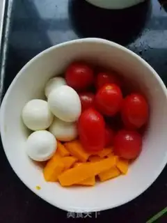 Make Red bean fruit salad step 1