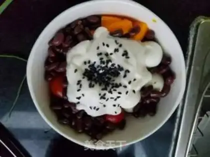 Make Red bean fruit salad step 3