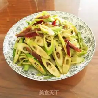 Make Sausage with wild bamboo step 11
