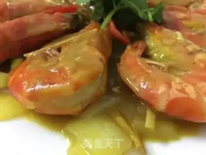 Make Thai curry shrimp step 13