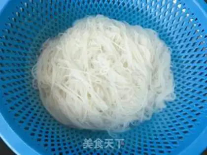 Make Cold noodles step 1