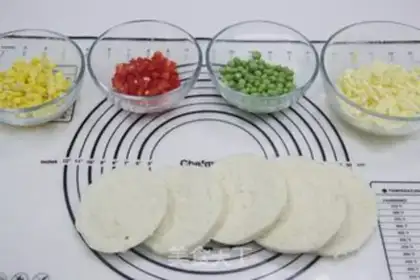 Make Little pizza on the front page step 0