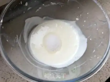 Make Cheese milk and red tea step 2