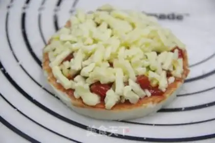 Make Little pizza on the front page step 4