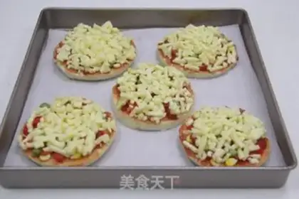 Make Little pizza on the front page step 5