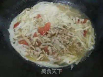 Make Tomato egg noodles step 7