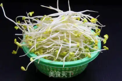 Make Bean sprouts for macaroni step 1