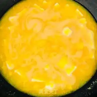 Make Crab butter tofu step 2