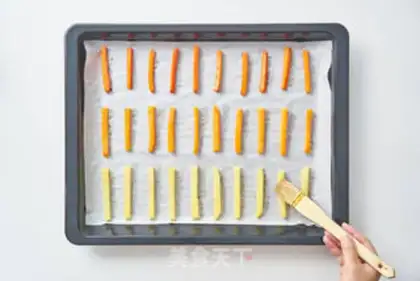 Make Finger and vegetables step 5