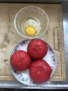 Make Tomato egg soup step 0