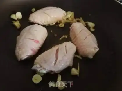 Make pineapple chicken wings step 2