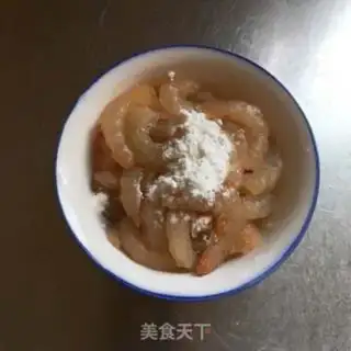 Make Peas and shrimp step 1